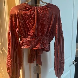 Free People Long Sleeve Blouse